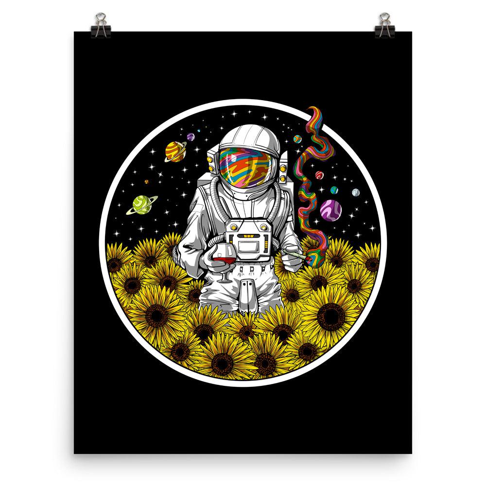 trippy astronaut art