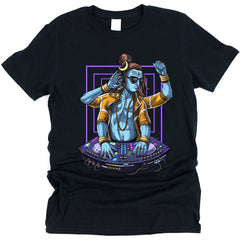 Lord Shiva Psychedelic Psytrance EDM Music DJ T-Shirt - Psychonautica