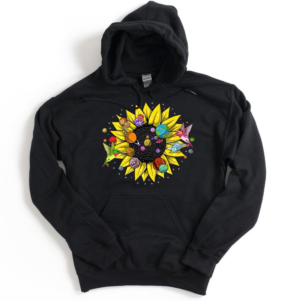 Psychonautica Store Psychedelic Sunflower Trippy Hippie T-Shirt - Psychonautica 2XL