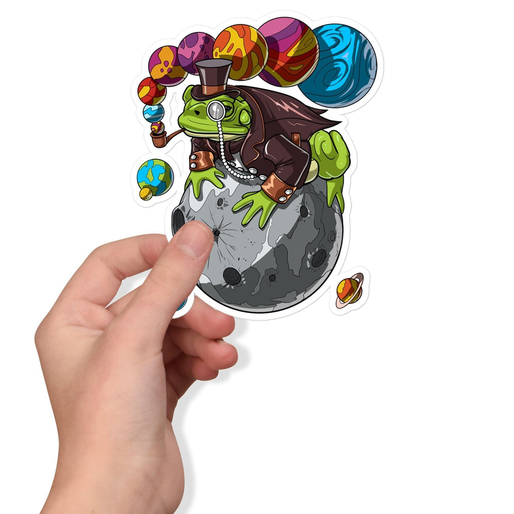 Psychedelic Frog Sticker, Bufo Alvarius Toad Sticker, Trippy Stickers, Psychedelic Decal - Psychonautica Store