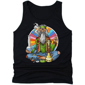 Psychedelic Tank, Stoner Tank, Hippie Tank, Hippie Clothes, Festival Clothing, Mens Hippie Clothes - Psychonautica Store