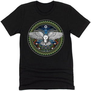 Ayahuasca Shirt, Owl Tee, Trippy Owl Shirts, Psychedelic Shirt, Ayahuasca Clothes, Owl Bird Clothing - Psychonautica Store