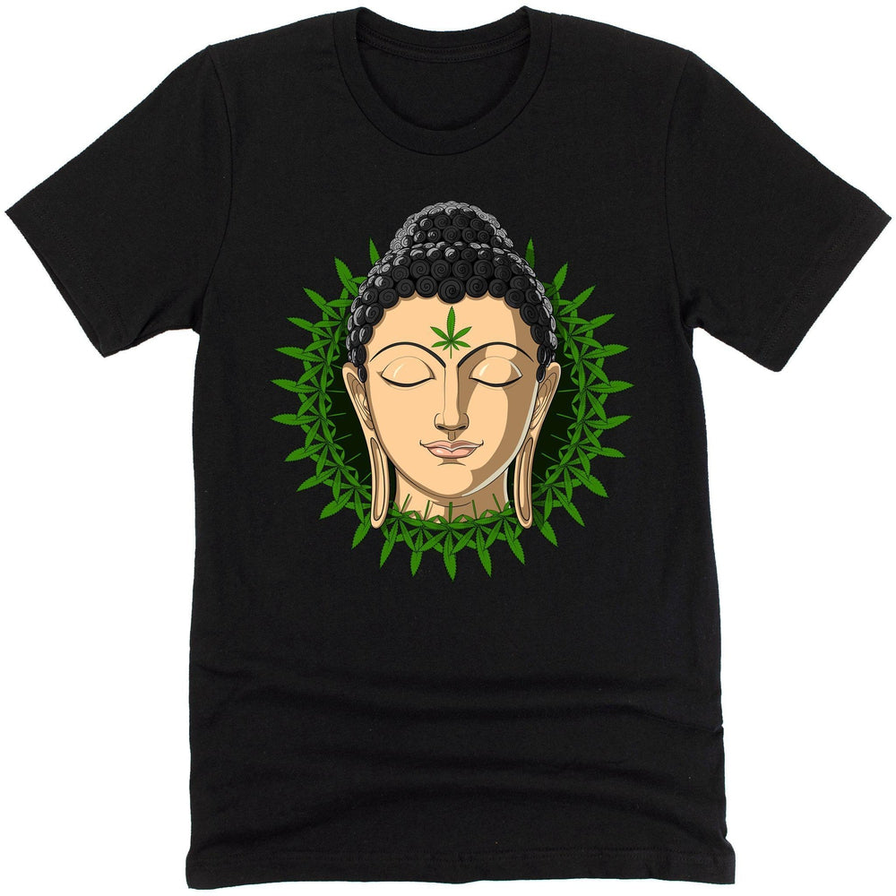 Buddha Weed Shirt, Buddha Weed Tee, Buddha Hippie Shirt, Psychedelic Buddha Shirt, Buddha Stoner Shirt, Weed Yoga Shirt, Weed Meditation Shirt - Psychonautica Store