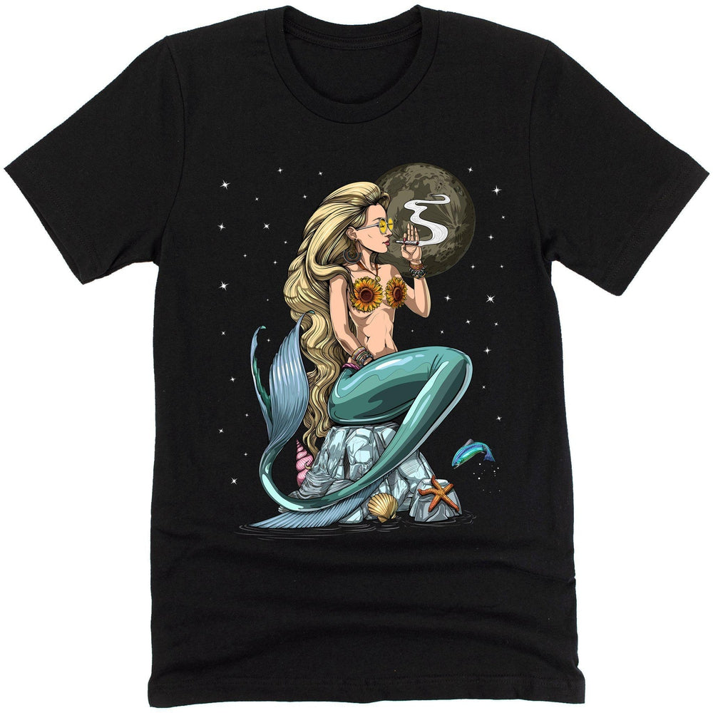 Mermaid Shirt, Hippie Shirt, Stoner Shirt, Hippie Clothes, Weed Shirt, Weed Womens Tee, Hippie Clothing - Psychonautica Store