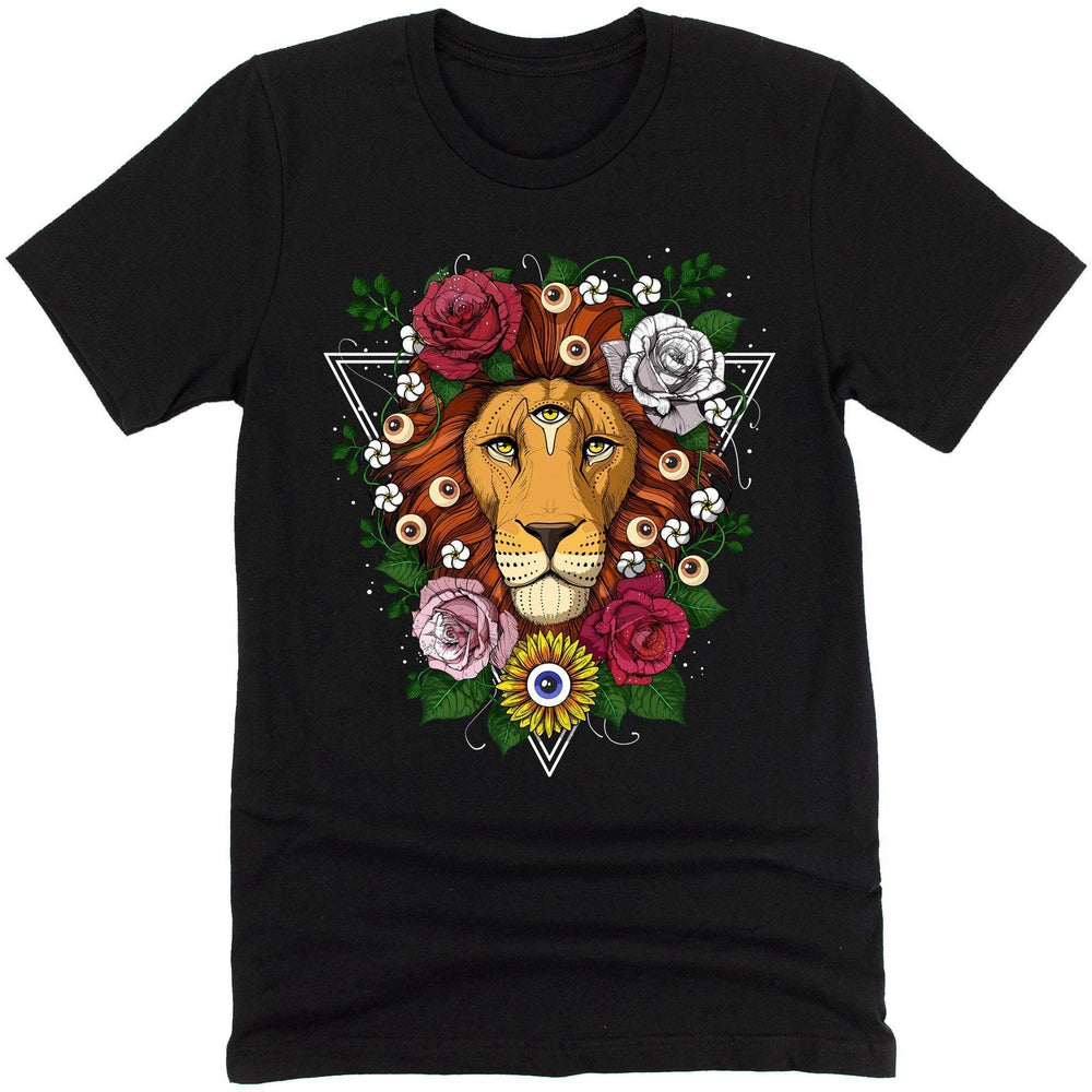Psychedelic Lion Shirt, Psychedelic Tee, Trippy Lion Shirt, Hippie Lion Shirt, Psychedelic Clothing, Psychedelic Clothes - Psychonautica Store