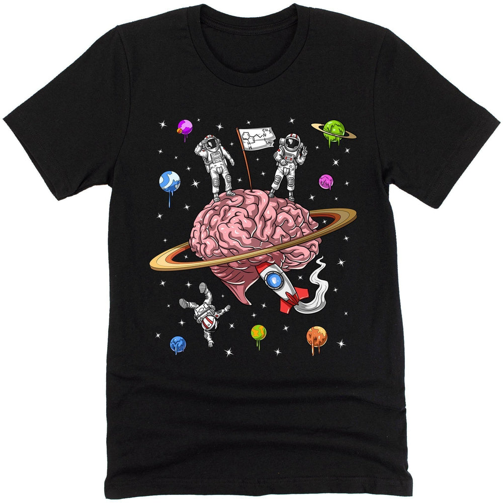 Psychedelic Astronaut Shirt, Psychonaut Shirt, DMT Shirt, Psychedelic Brain Tee, Psychedelic Clothing - Psychonautica Store