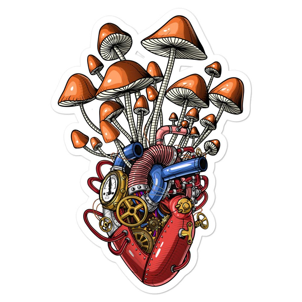 magic mushroom tattoo