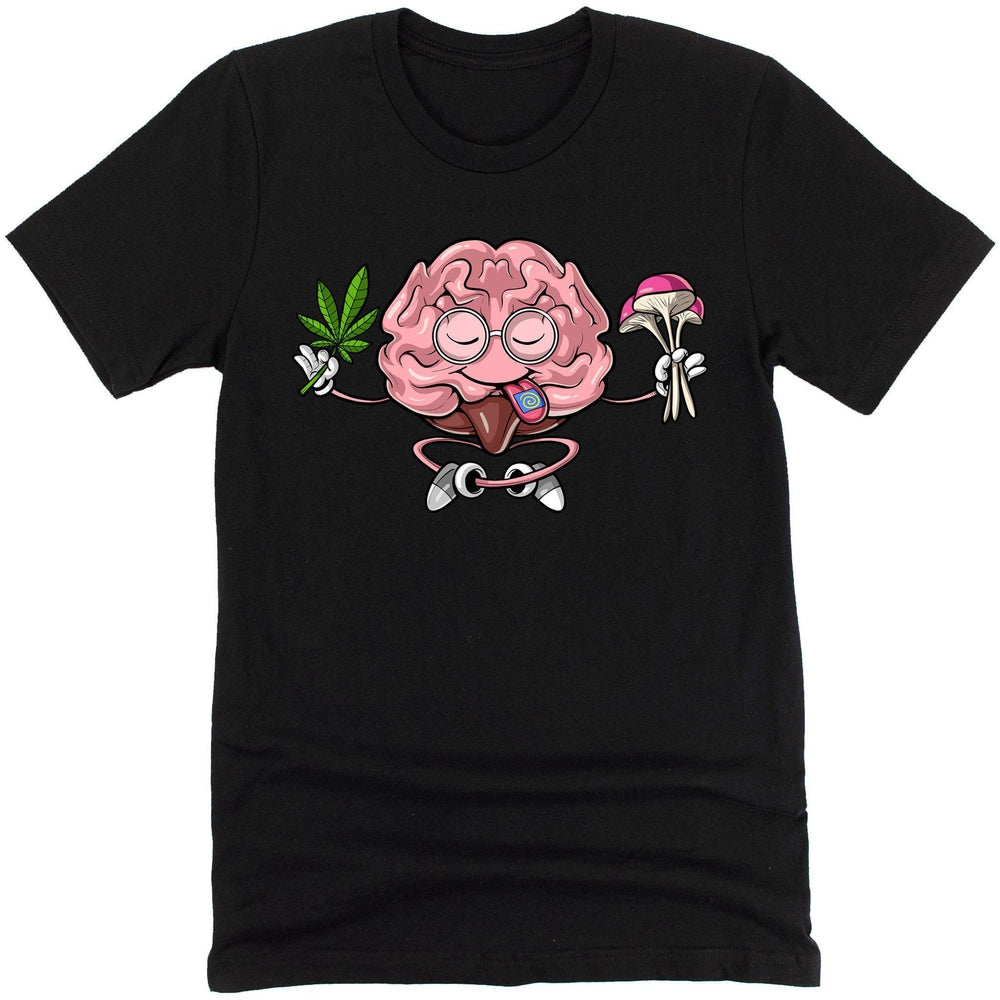 Psychedelic Brain Shirt, Stoner Brain Shirt, Funny Hippie Clothing, Trippy Brain Shirt, Psychedelic Clothing - Psychonautica Store