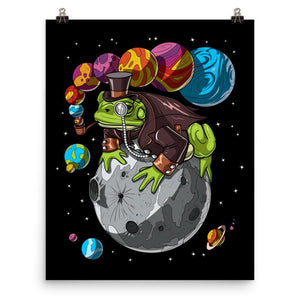 Bufo Alvarius Toad Poster, Psychedelic Poster, Bufo Alvarius Art Print, Psychedelic Frog Poster, DMT Poster, Space Frog Art Print - Psychonautica Store